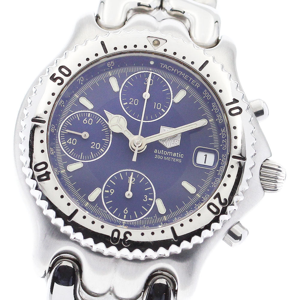TAG HEUER S/el CG2111-R0 Chronograph Date Navy Dial Automatic Men's Watch_879808
