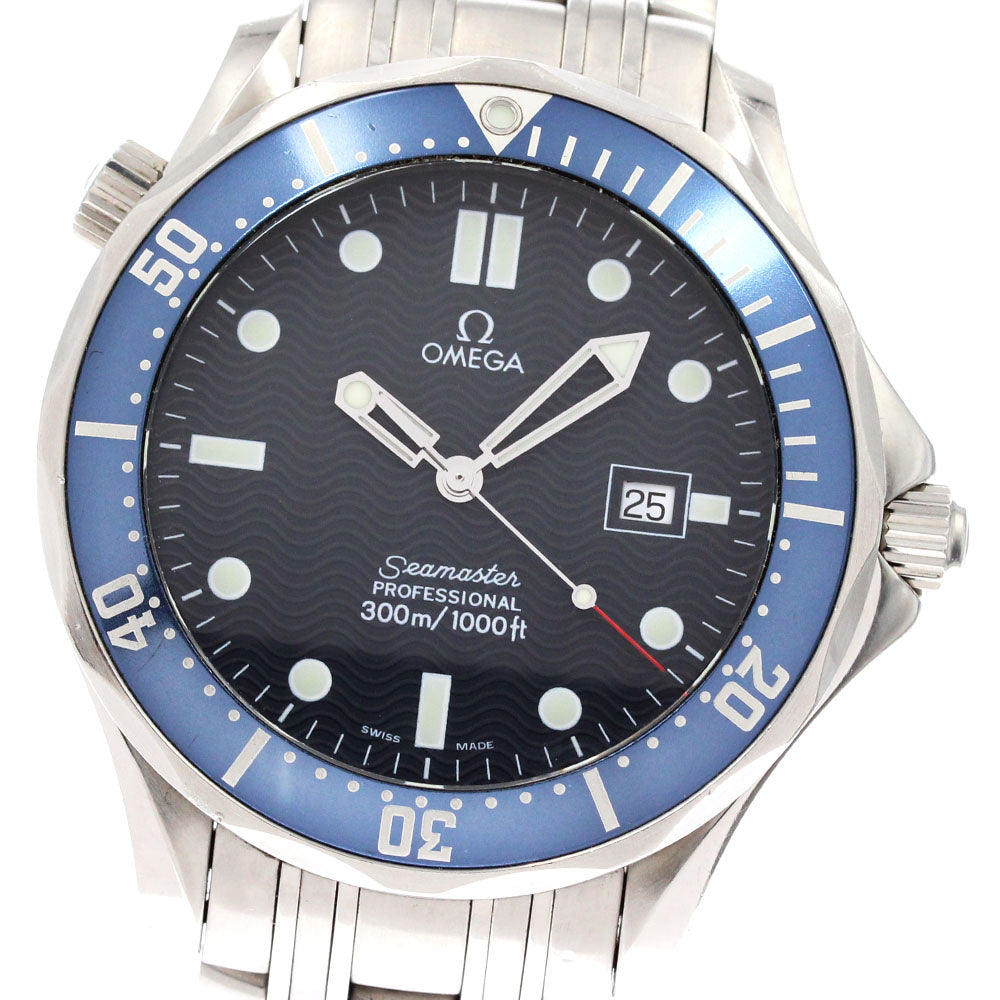 OMEGA Seamaster300 2541.80 Date Navy Dial Quartz Men's Watch_879816