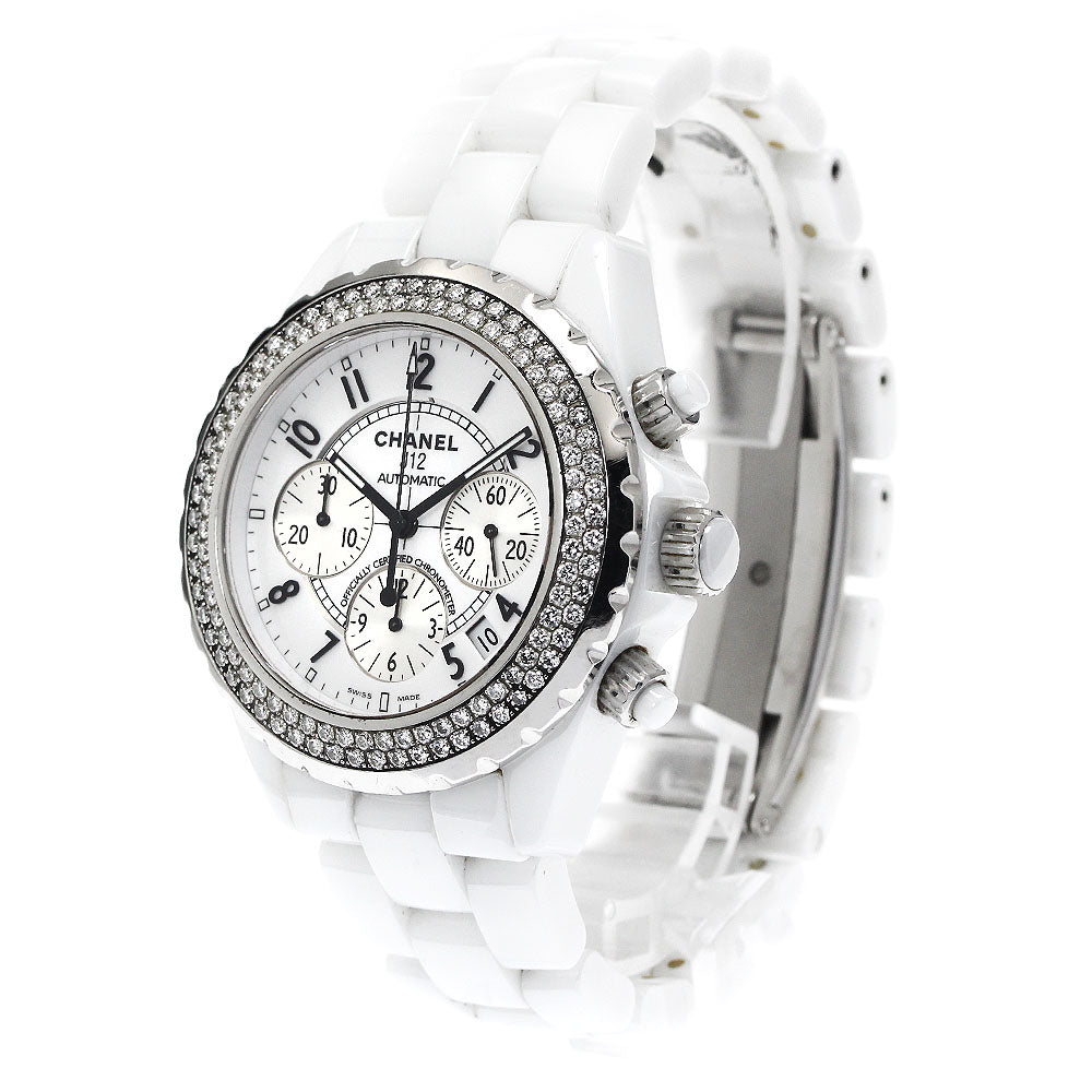 CHANEL J12 H1008 Diamond bezel Chronograph Automatic Men's Watch_879818