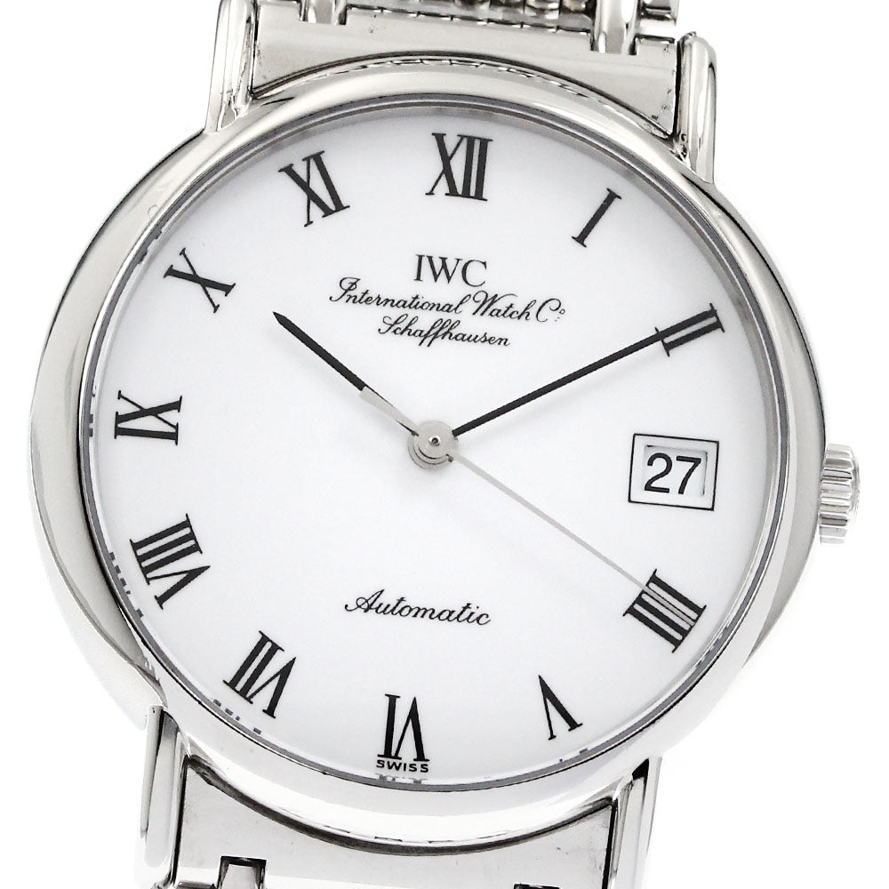 IWC SCHAFFHAUSEN Portofino IW351320 Date white Dial Automatic Men's Watch_879820