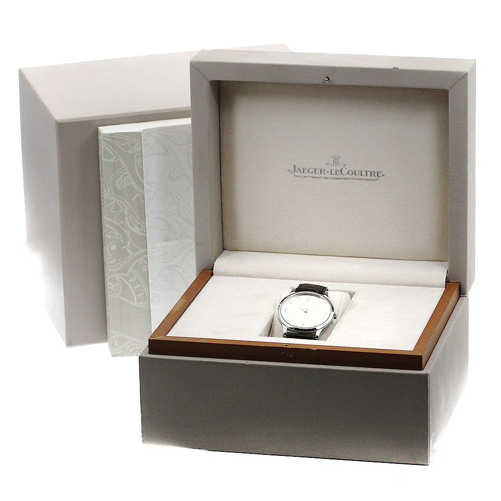 JAEGER-LECOULTRE master ultra slim Q1458404/145.8.79.S Silver Dial Hand Winding Men's Watch_879847