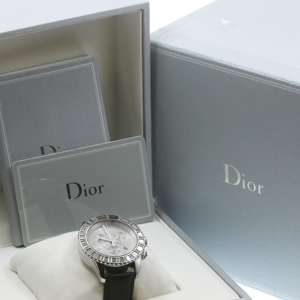 Dior crystal CD114313A001 Chronograph Silver Dial Quartz Men's Watch_879852