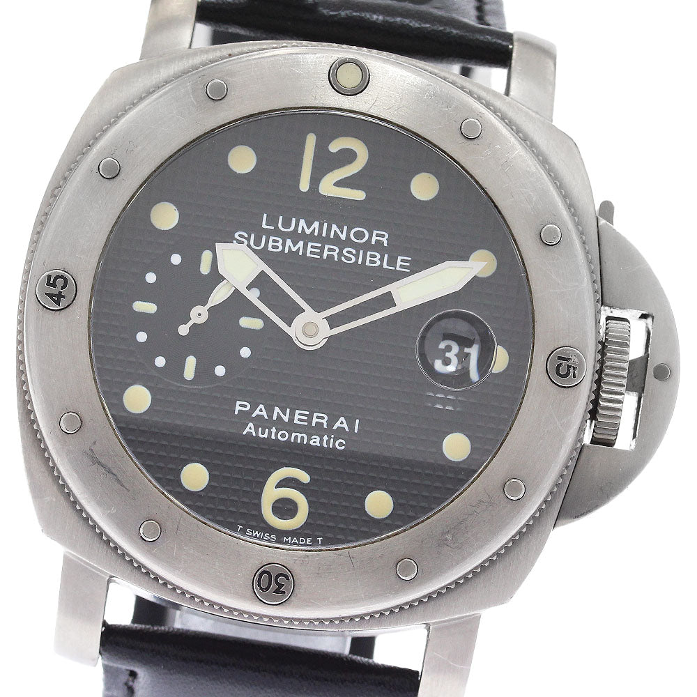 PANERAI Luminor Submersible PAM00025 Date black Dial Automatic Men's_879895