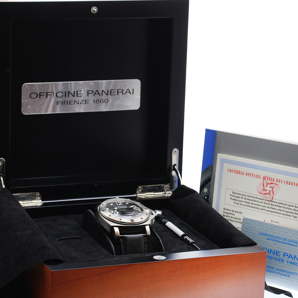 PANERAI Luminor Submersible PAM00025 Date black Dial Automatic Men's_879895