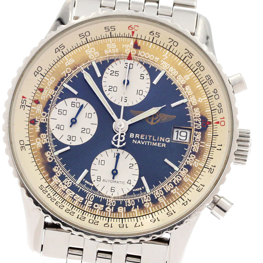 BREITLING Navitimer A13322 Chronograph Date Navy Dial Automatic Men's _879897