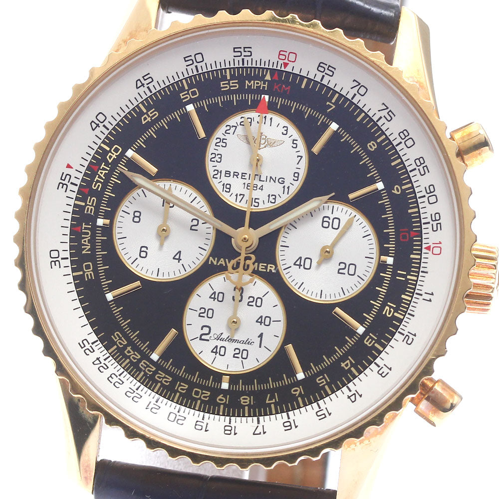 BREITLING Navitimer Quatre K33340 K18YG Chronograph Automatic Men's Watch_879916