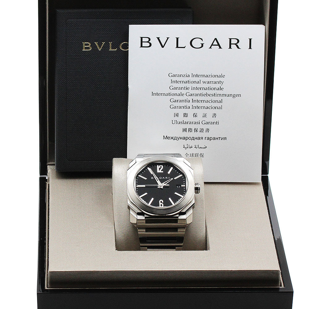 BVLGARI Octo BGO38S Date black Dial Automatic Men's Watch_879926