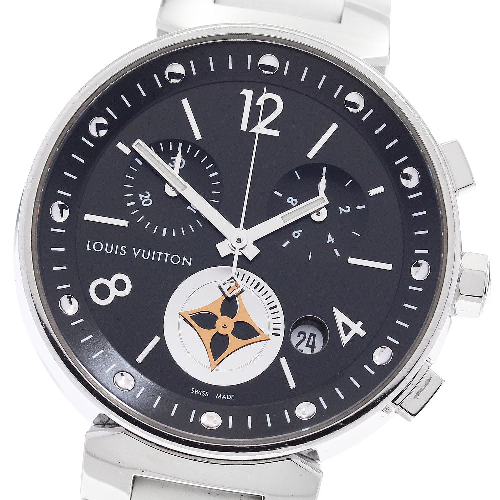 LOUIS VUITTON Tambour Moon Star Q8G01 Chronograph Quartz Ladies Watch_879950