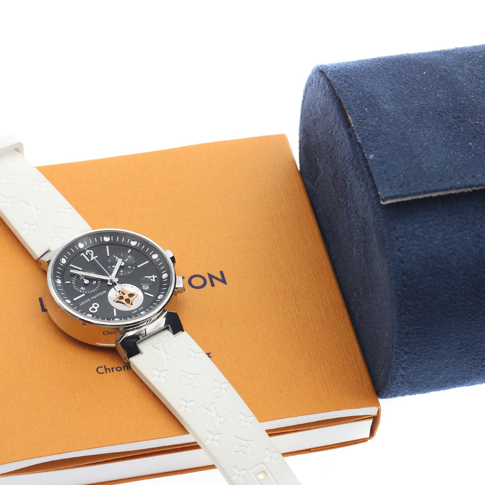LOUIS VUITTON Tambour Moon Star Q8G01 Chronograph Quartz Ladies Watch_879950