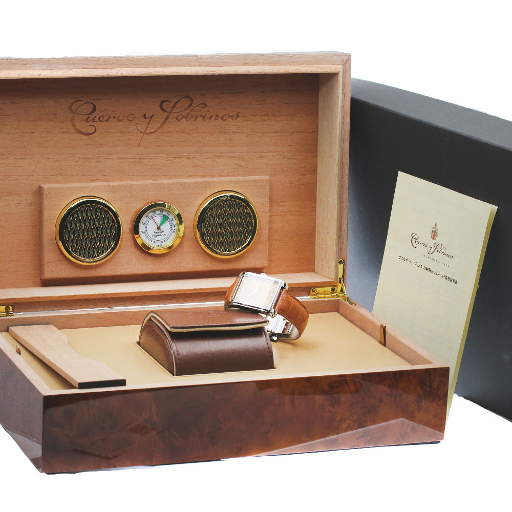 CUERVO Y SOBRINOS Prominente A1015 Date Brown Dial Automatic Men's Watch_879966