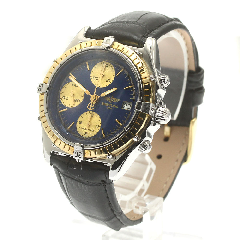BREITLING Chronomat 81.950 Chronograph Navy / Gold Dial Automatic Men's_879968