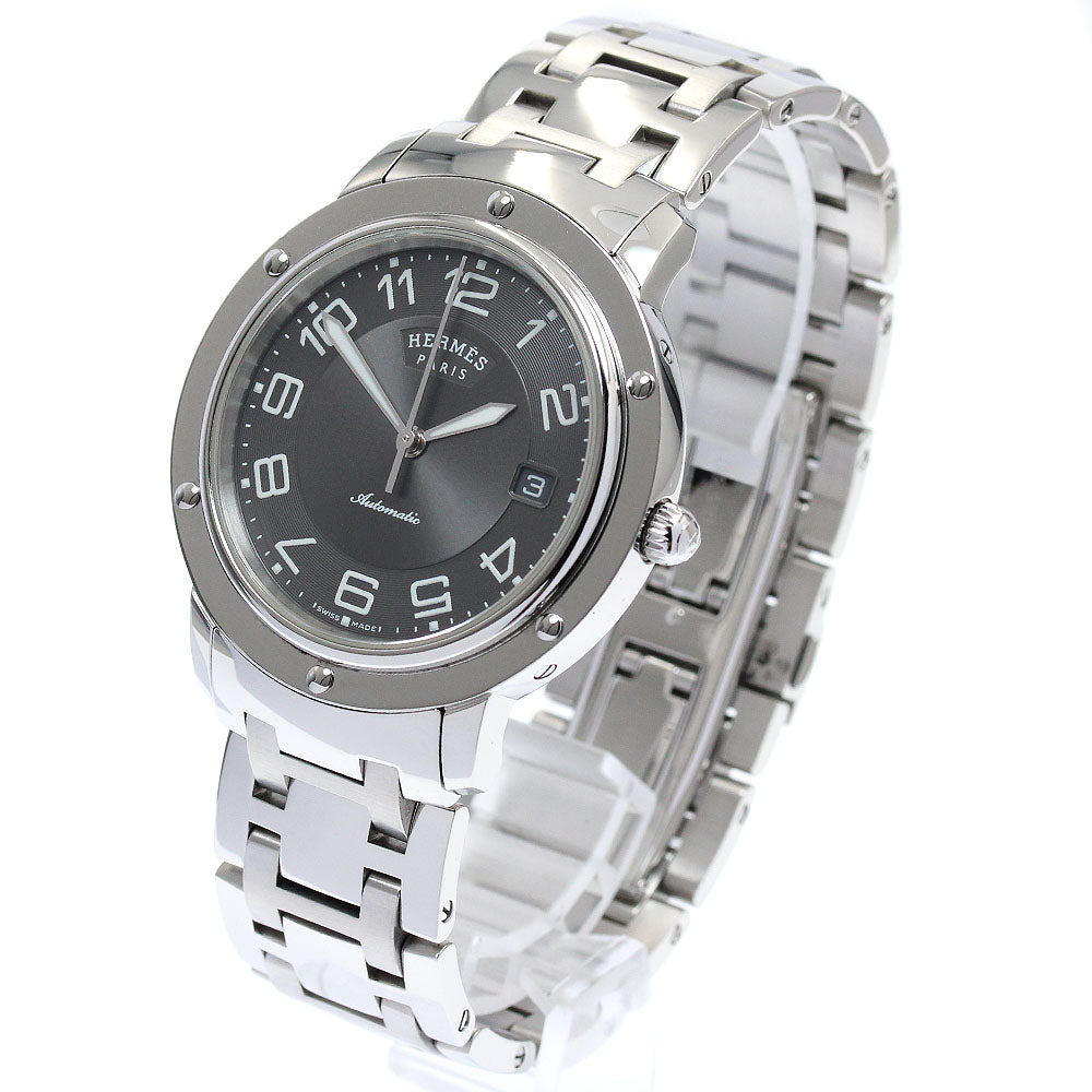 HERMES Clipper Classic CP2.810 Date gray Dial Automatic Men's Watch_879971