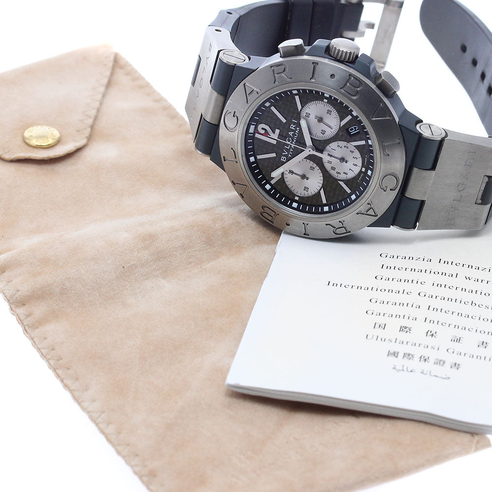 BVLGARI Diagono Titanium TI44TACH Chronograph Automatic Men's Watch_879976