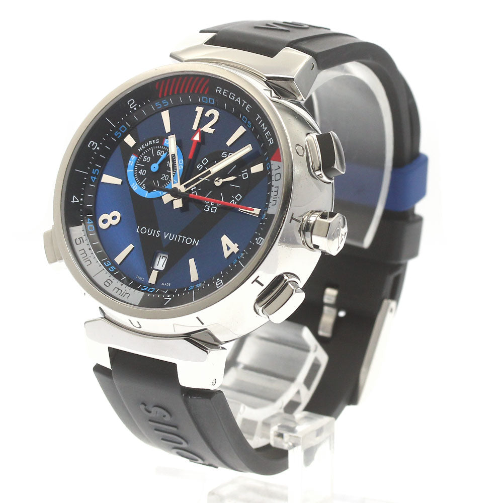 LOUIS VUITTON Tambour Regatta Q102D Chronograph Alarm Quartz Men's Watch_880010