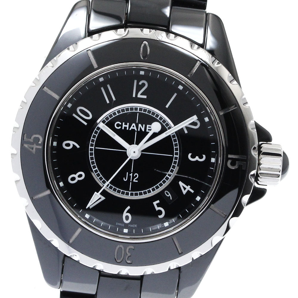 CHANEL J12 H0682 Black Ceramic 33MM Black Dial Quartz Ladies Watch_880011
