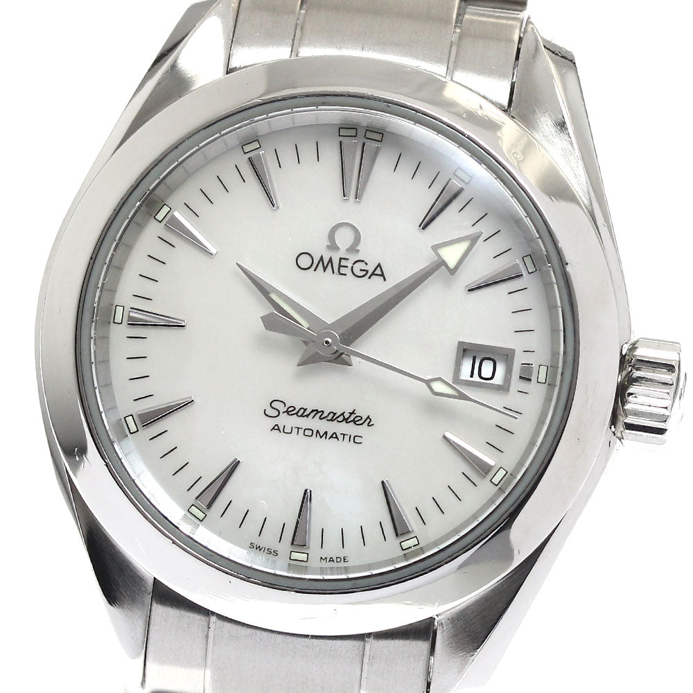 OMEGA Seamaster Aqua Terra 2573.70 Date White shell Dial Automatic Ladies Watch_880027