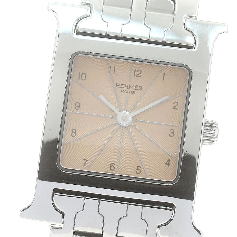 HERMES H watch HH1.210 Orange Dial Quartz Ladies Watch_880048