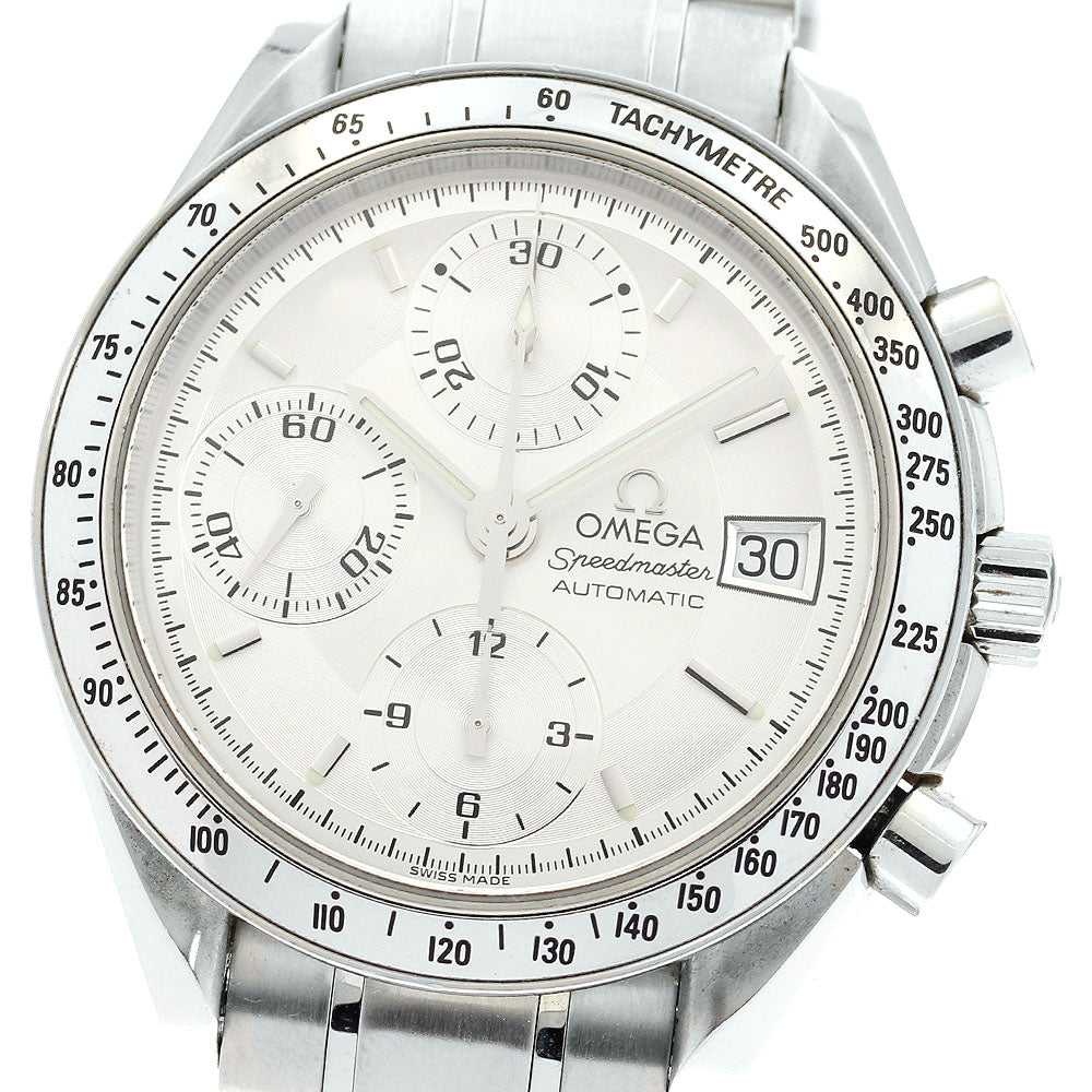 OMEGA Speedmaster 3513.30 Date Chronograph Silver Dial Automatic Men's Watch_880051