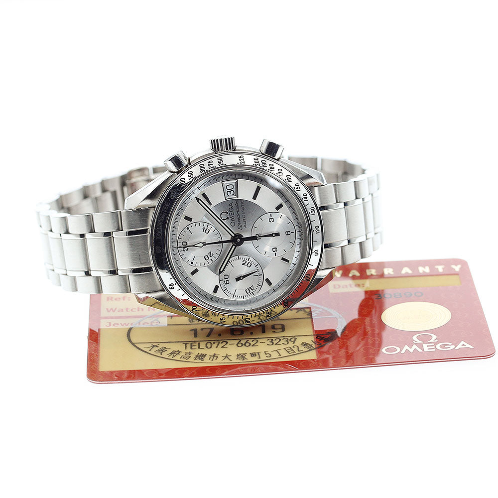 OMEGA Speedmaster 3513.30 Date Chronograph Silver Dial Automatic Men's Watch_880051