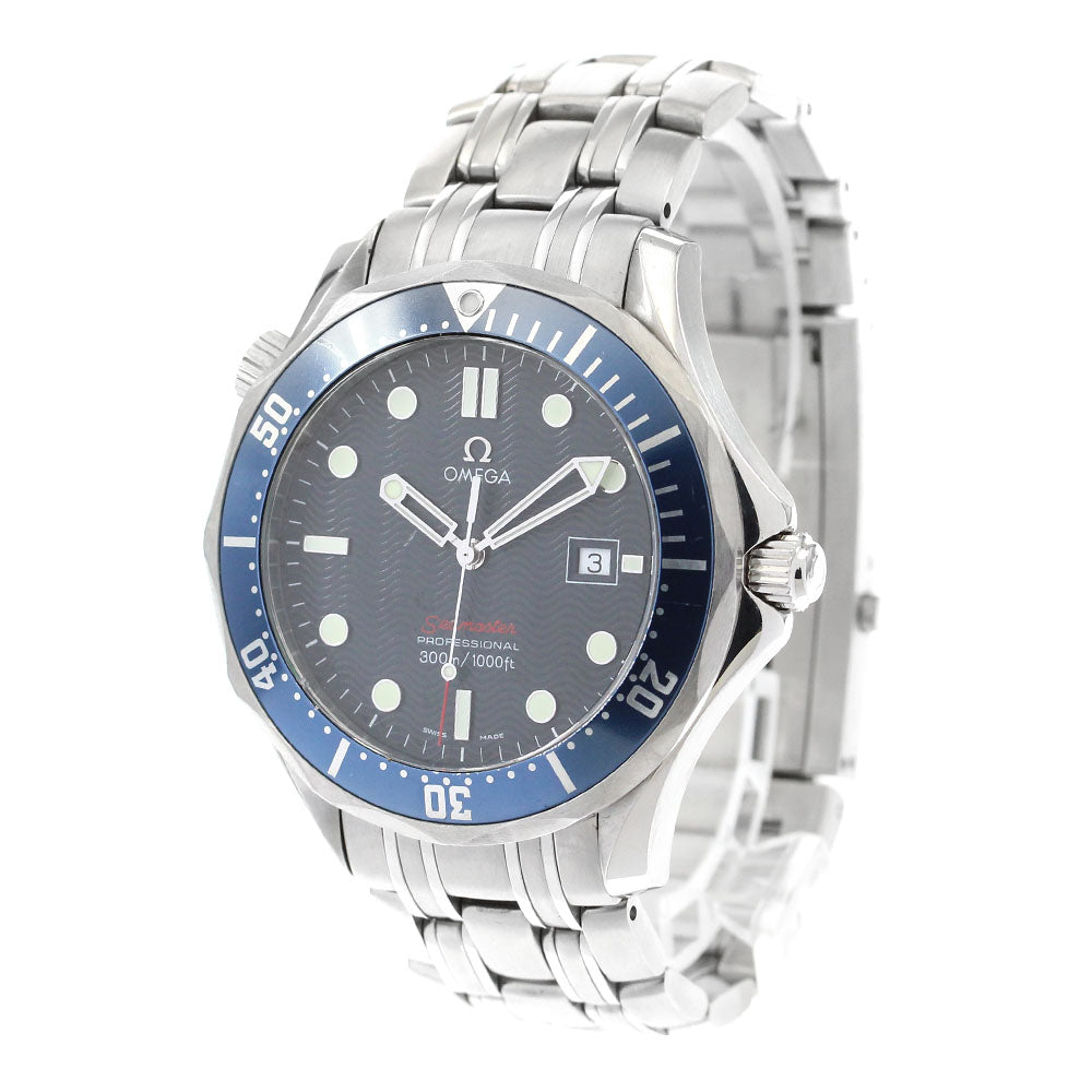 OMEGA Seamaster300 Professional 2221.80 Date Navy Dial Quartz Men's Watch_880057