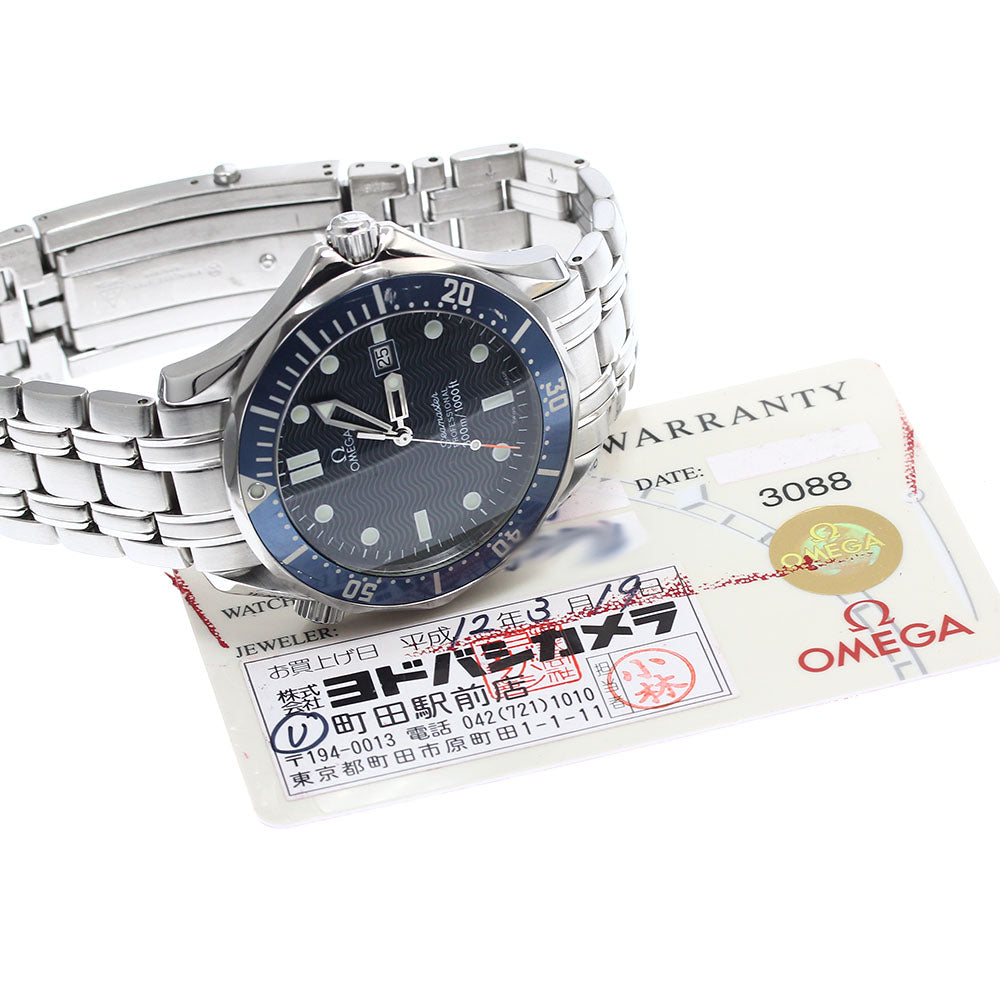 OMEGA Seamaster300 2541.80 Date Navy Dial Quartz Men's Watch_880059