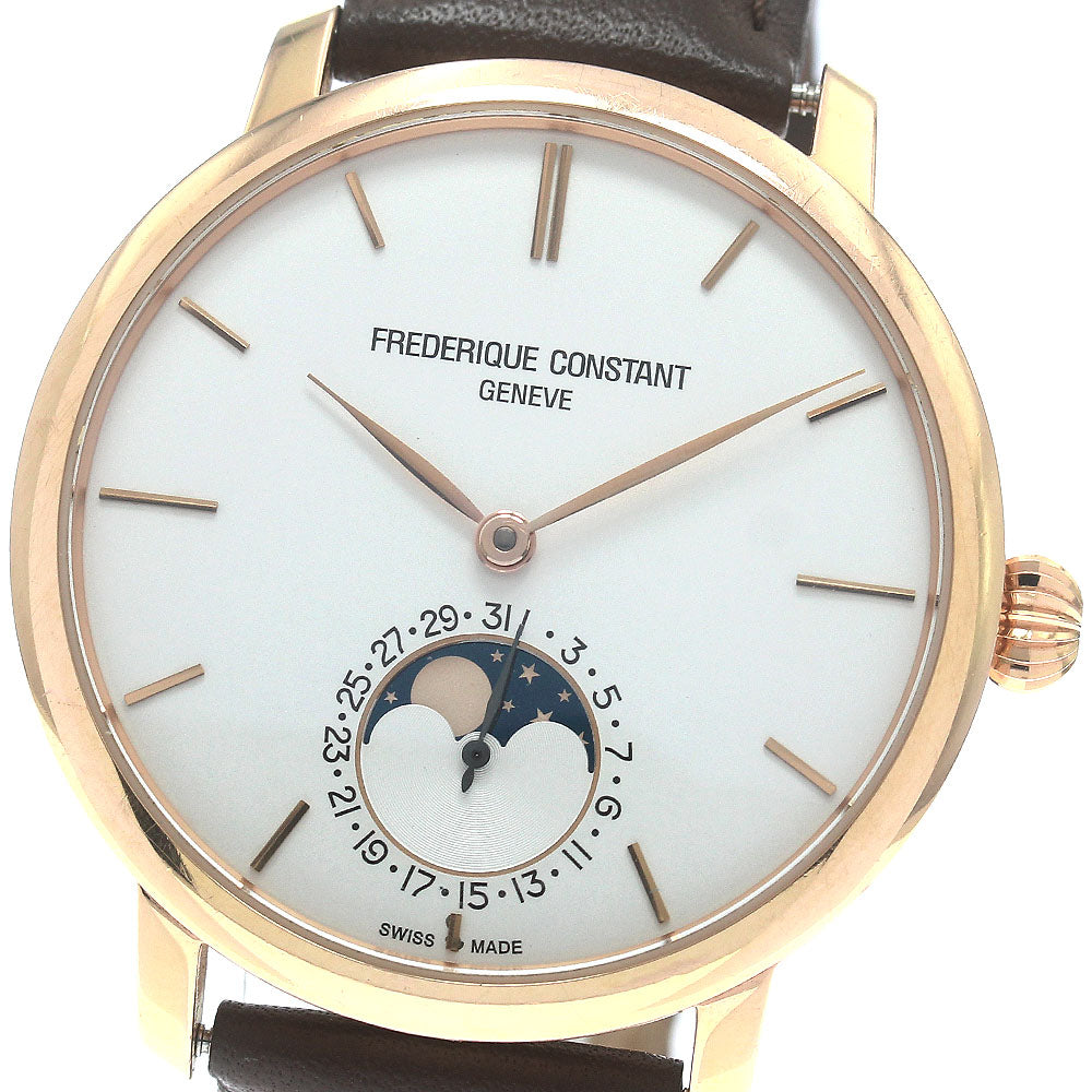 FREDERIQUE CONSTANT Slim line FC-705X4S4/5/6 Moon phase Silver Dial Automatic Men's Watch_880066