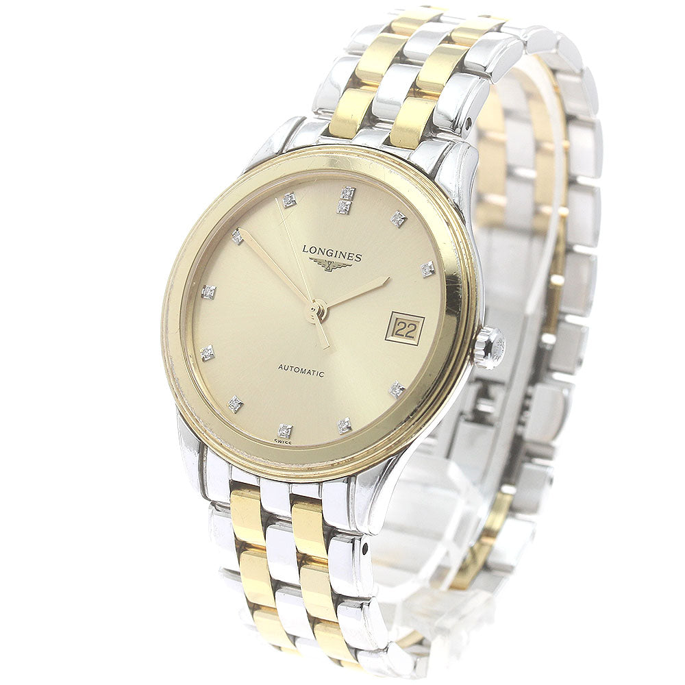 LONGINES Flagship L4.774.3 Date 12P diamond Automatic Men's Watch_880068
