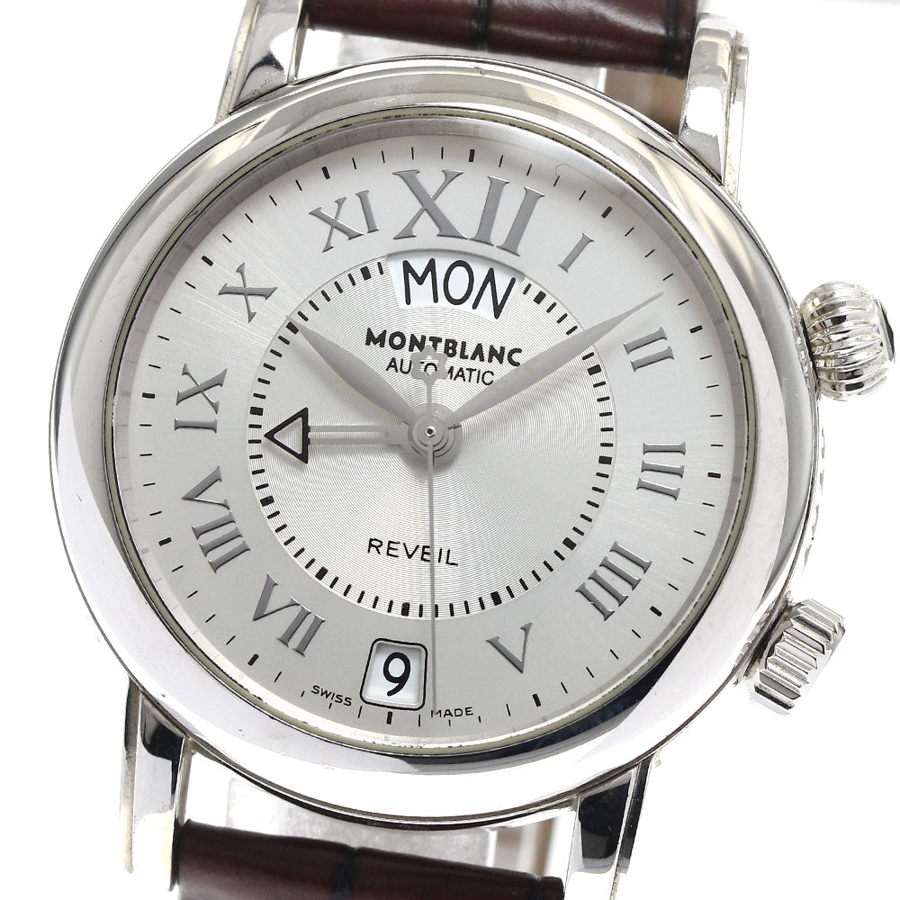 MONTBLANC 7026 Day date Silver Dial Automatic Men's Watch_880071
