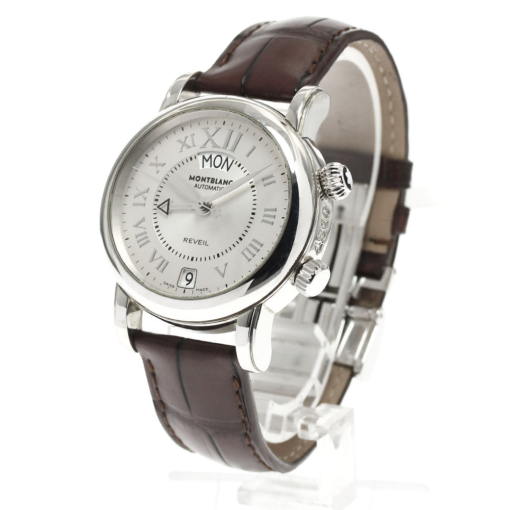 MONTBLANC 7026 Day date Silver Dial Automatic Men's Watch_880071