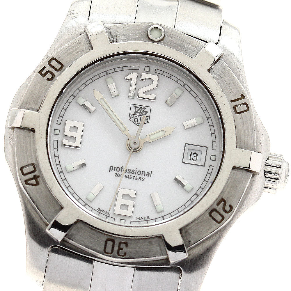 TAG HEUER Professional 200 WN1311 Date white Dial Quartz Ladies Watch_880075
