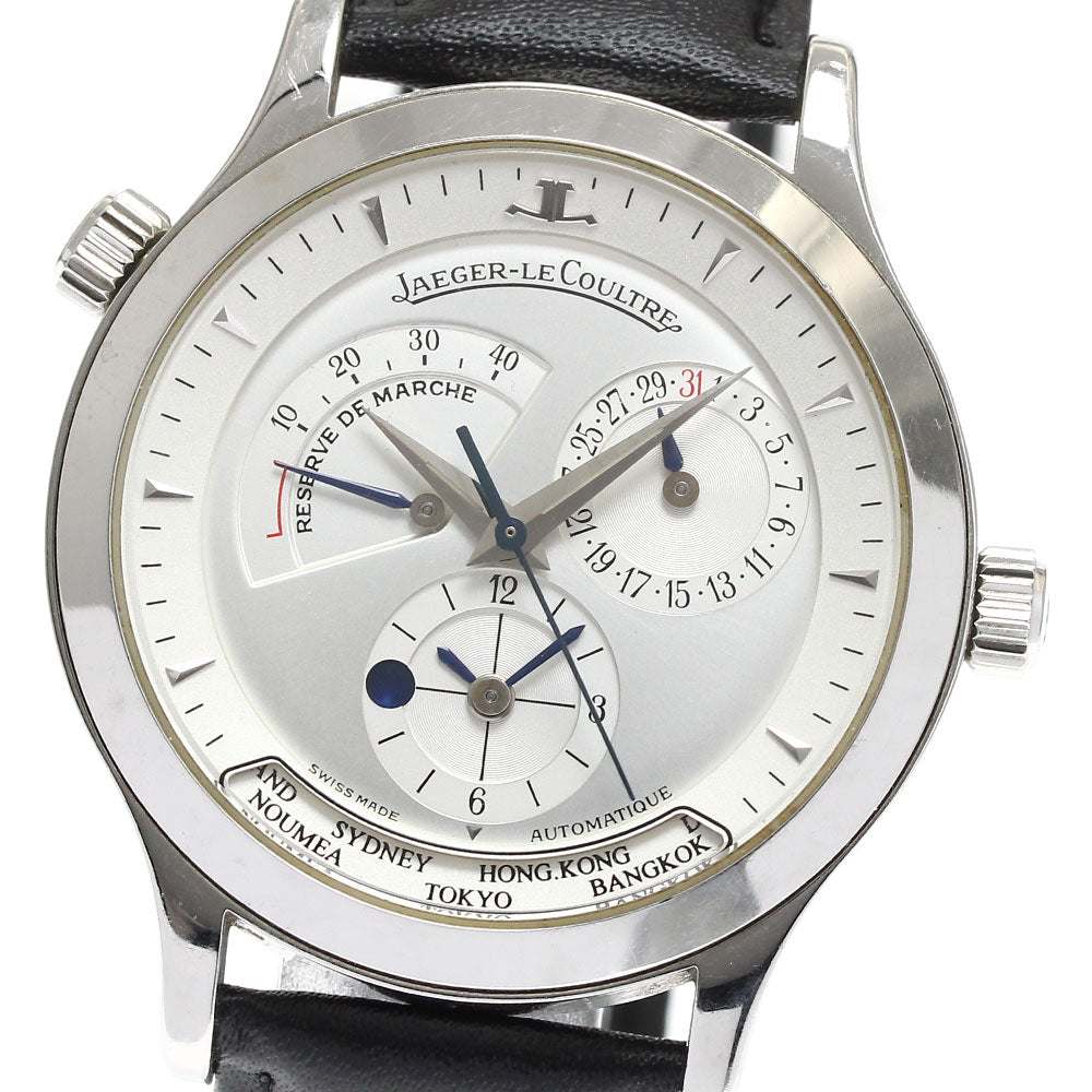 JAEGER-LECOULTRE Master geography 142.8.92/Q1428420 Power reserve Silver Dial Automatic Men's Watch_880077