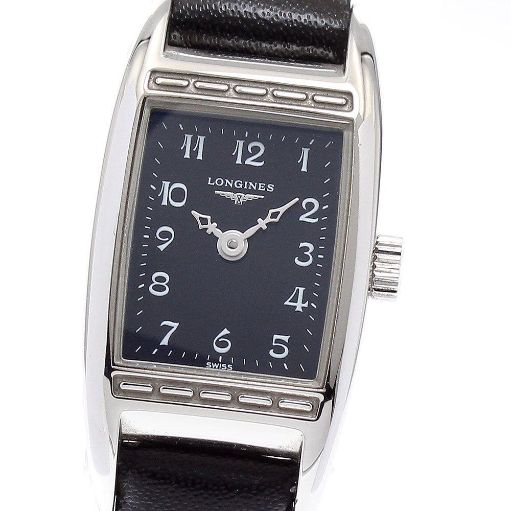 LONGINES Belle Arti L2.195.4 black Dial Quartz Ladies Watch_880095