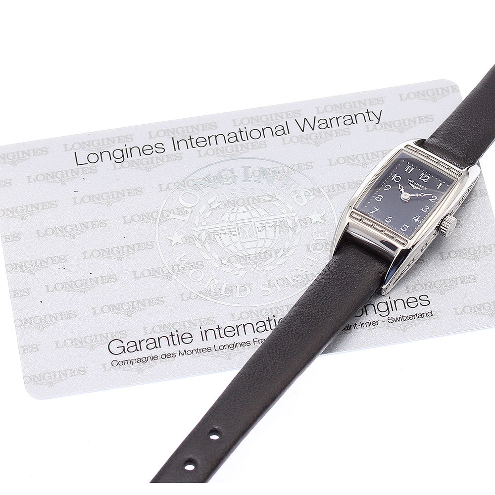 LONGINES Belle Arti L2.195.4 black Dial Quartz Ladies Watch_880095