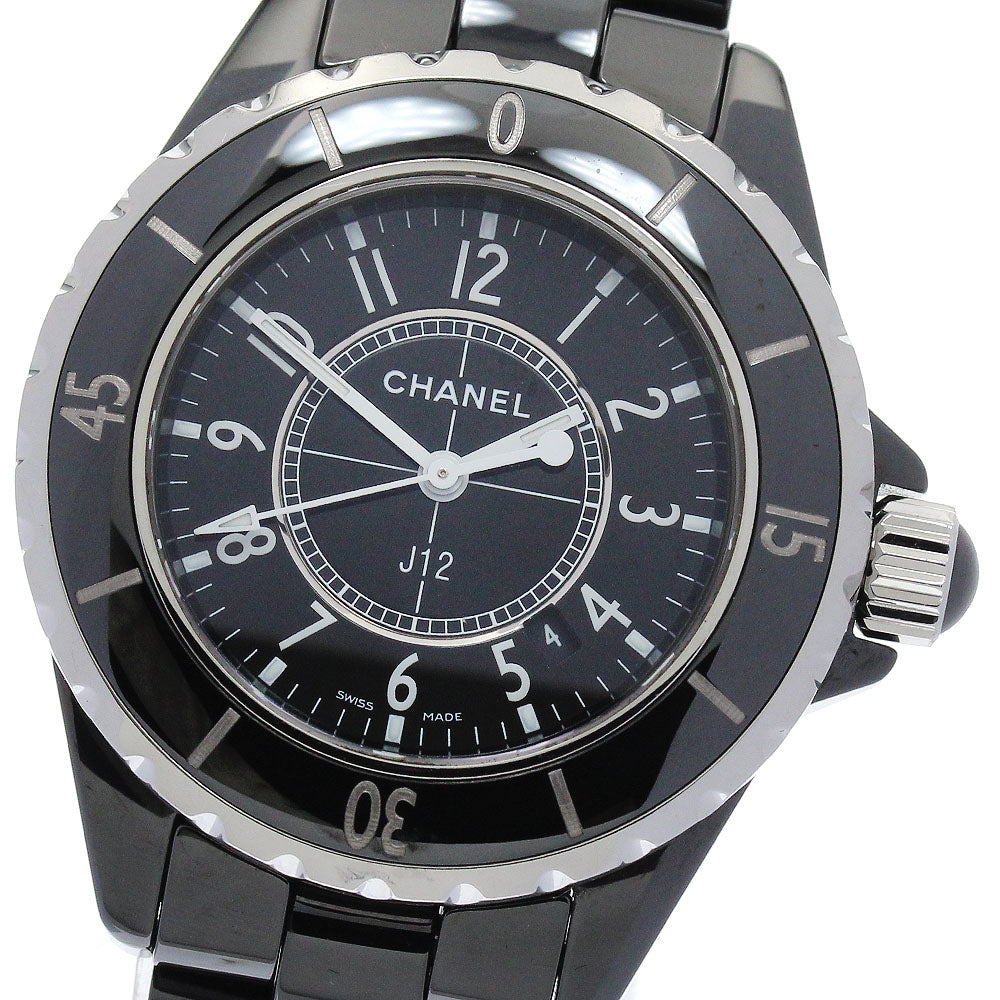 CHANEL J12 H0682 Date black ceramic black Dial Quartz Ladies Watch_880131