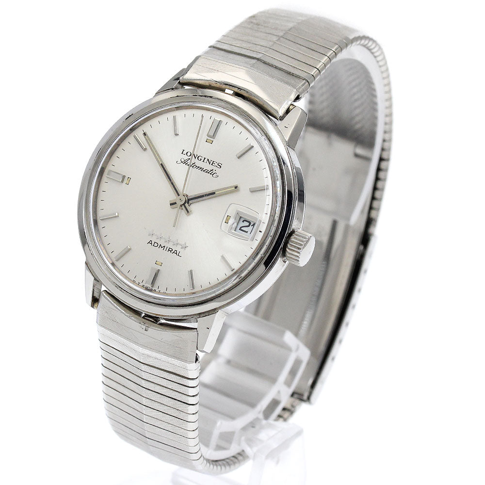 LONGINES Admiral 5 Star Date vintage Silver Dial Automatic Men's Watch_880145