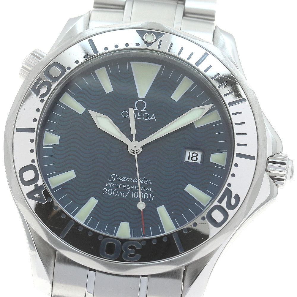 OMEGA Seamaster300 2265.80 Date blue Dial Quartz Men's Watch_880157