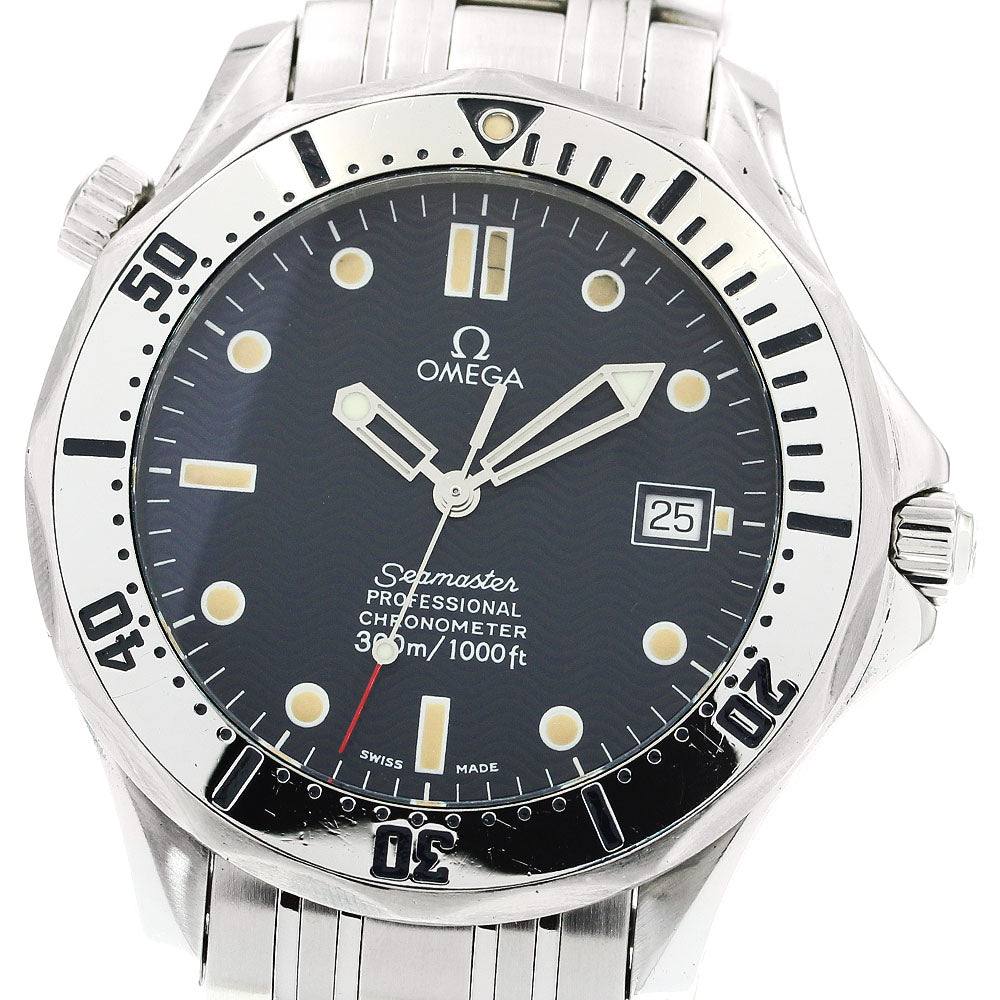 OMEGA Seamaster300 2532.80 Date Navy Dial Automatic Men's Watch_880177