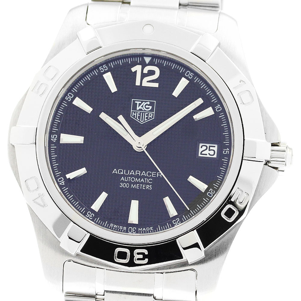 TAG HEUER Aqua racer WAF2110 Date black Dial Automatic Men's Watch_880193