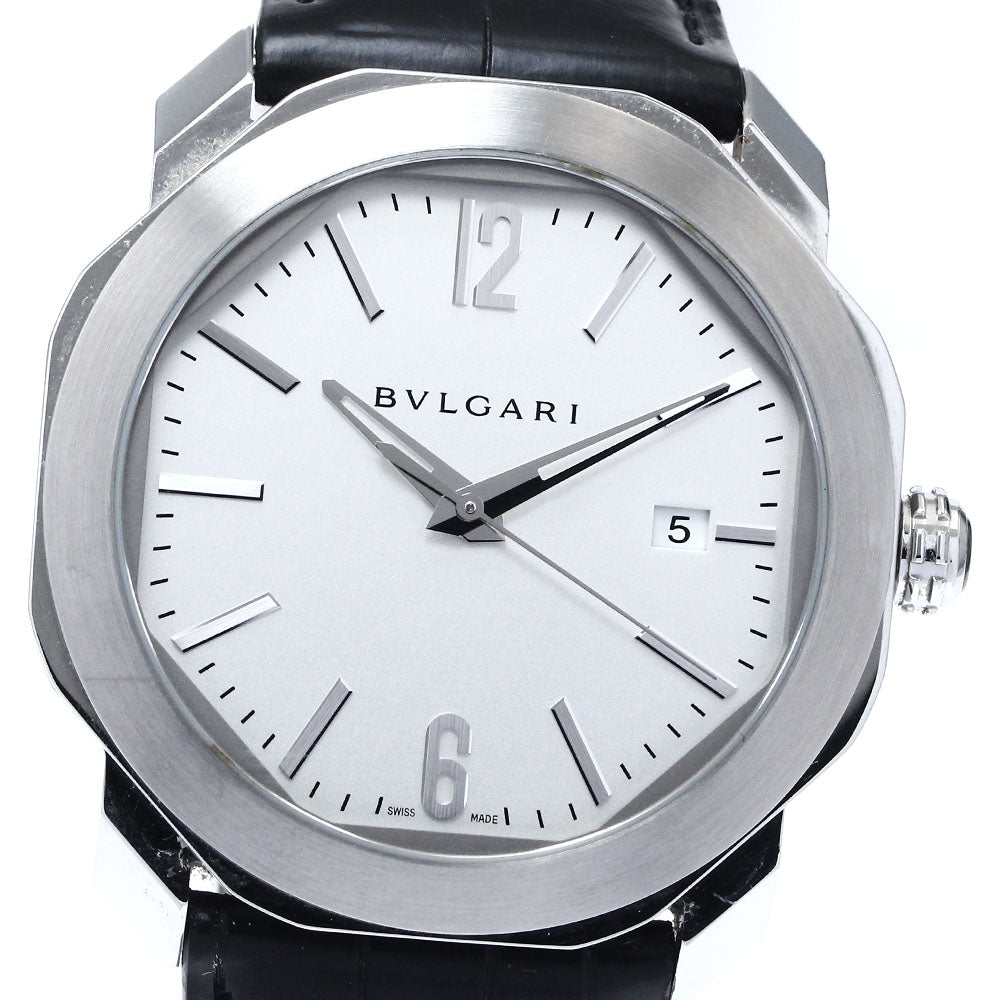 BVLGARI Octo OC41S Date Silver Dial Automatic Men's Watch_880194