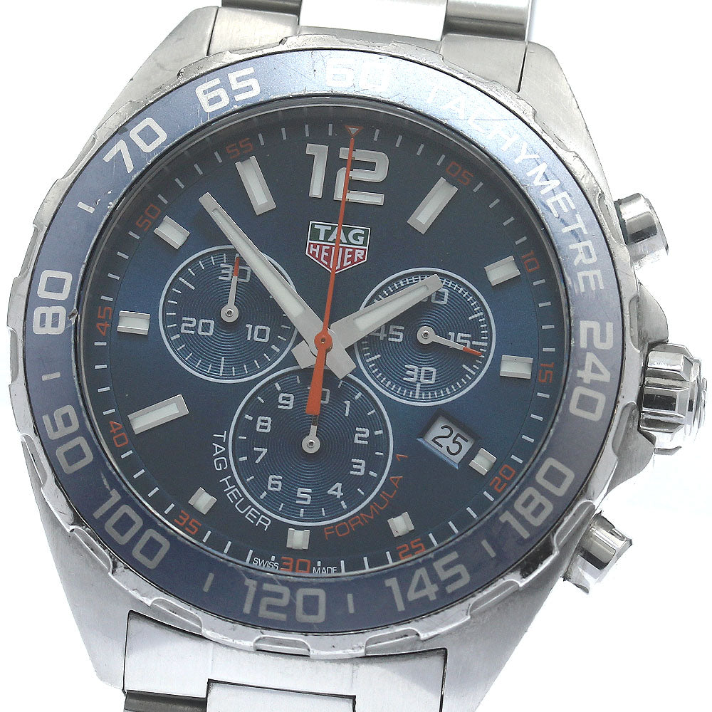 TAG HEUER Formula 1 CAZ1014 Chronograph Blue Dial Quartz Men's Watch_880221