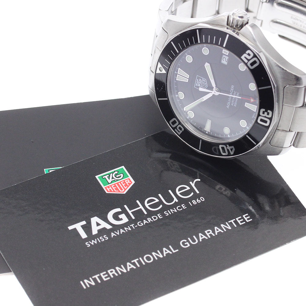 TAG HEUER Aqua racer WAB2010.BA0804 Date Black Dial Automatic Men's Watch_880222