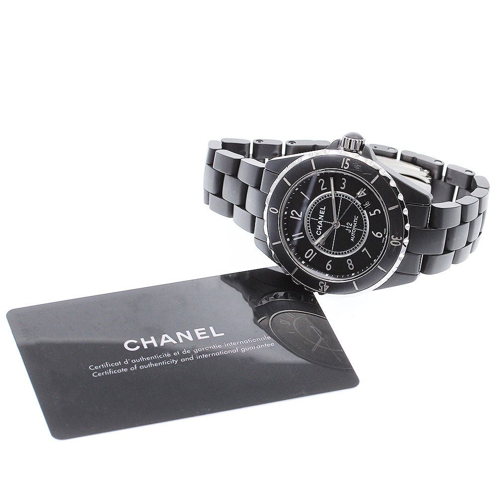 CHANEL J12 H3131 Matte Black Ceramic 42MM Automatic Men's Watch_880232
