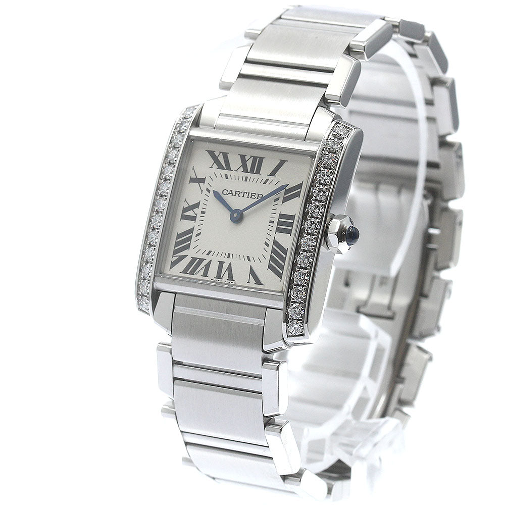 CARTIER Tank francaise MM W4TA0009 Side diamond Quartz Boy's Watch_880245