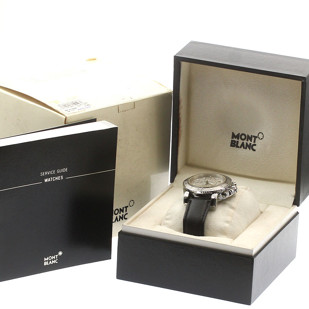 MONTBLANC Meisterstic 7034 Chronograph Silver Dial Automatic Men's Watch_880252