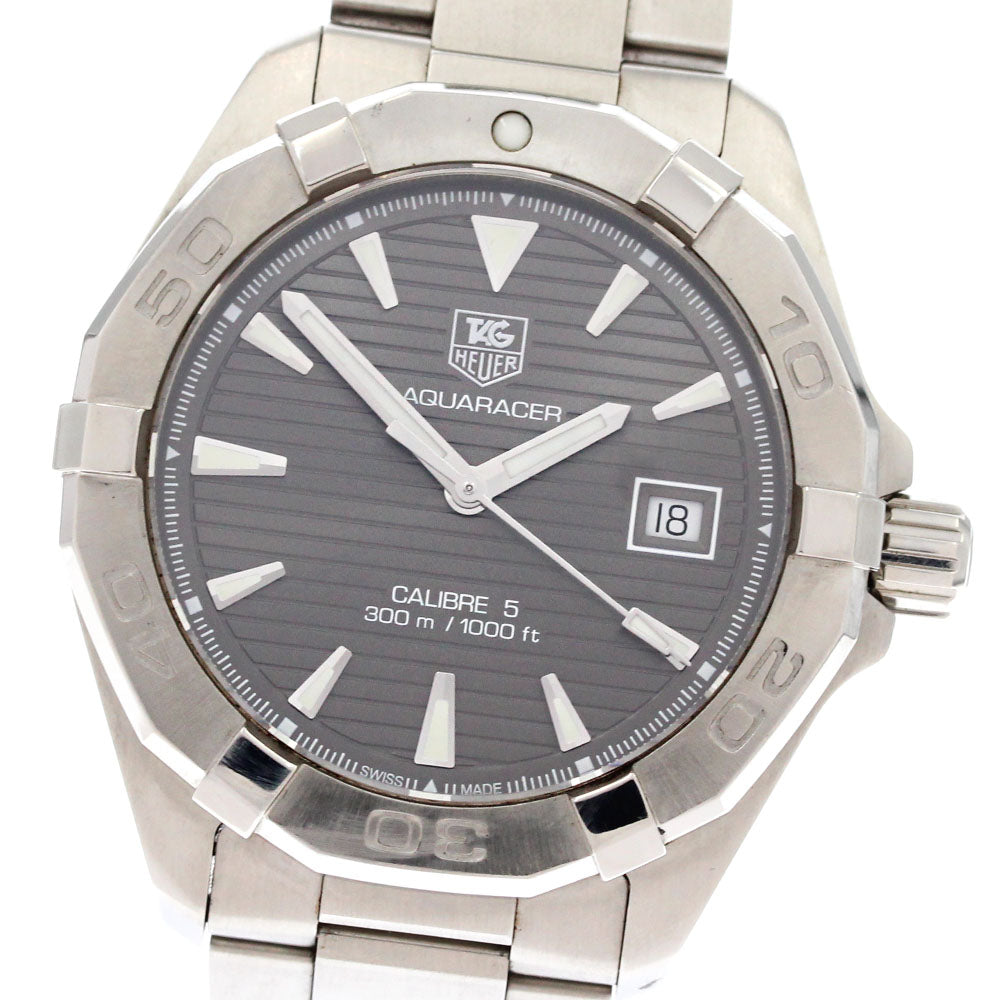 TAG HEUER Aqua Racer Caliber 5 WAY2113-0 Date gray Dial Automatic Men's_880260