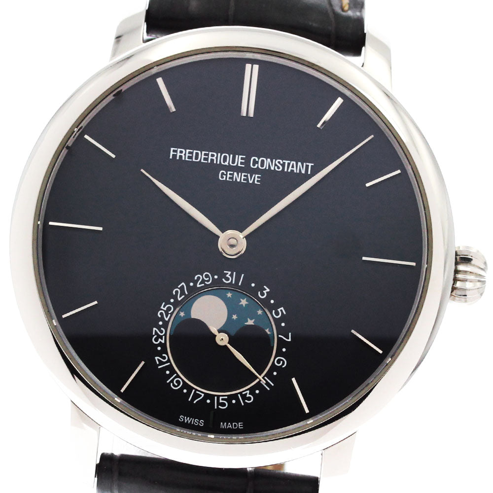 FREDERIQUE CONSTANT Slim line FC-705X4S4/5/6 Moon phase Navy Dial Automatic Men's Watch_880266
