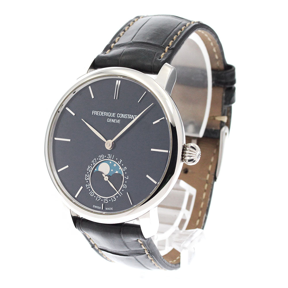 FREDERIQUE CONSTANT Slim line FC-705X4S4/5/6 Moon phase Navy Dial Automatic Men's Watch_880266