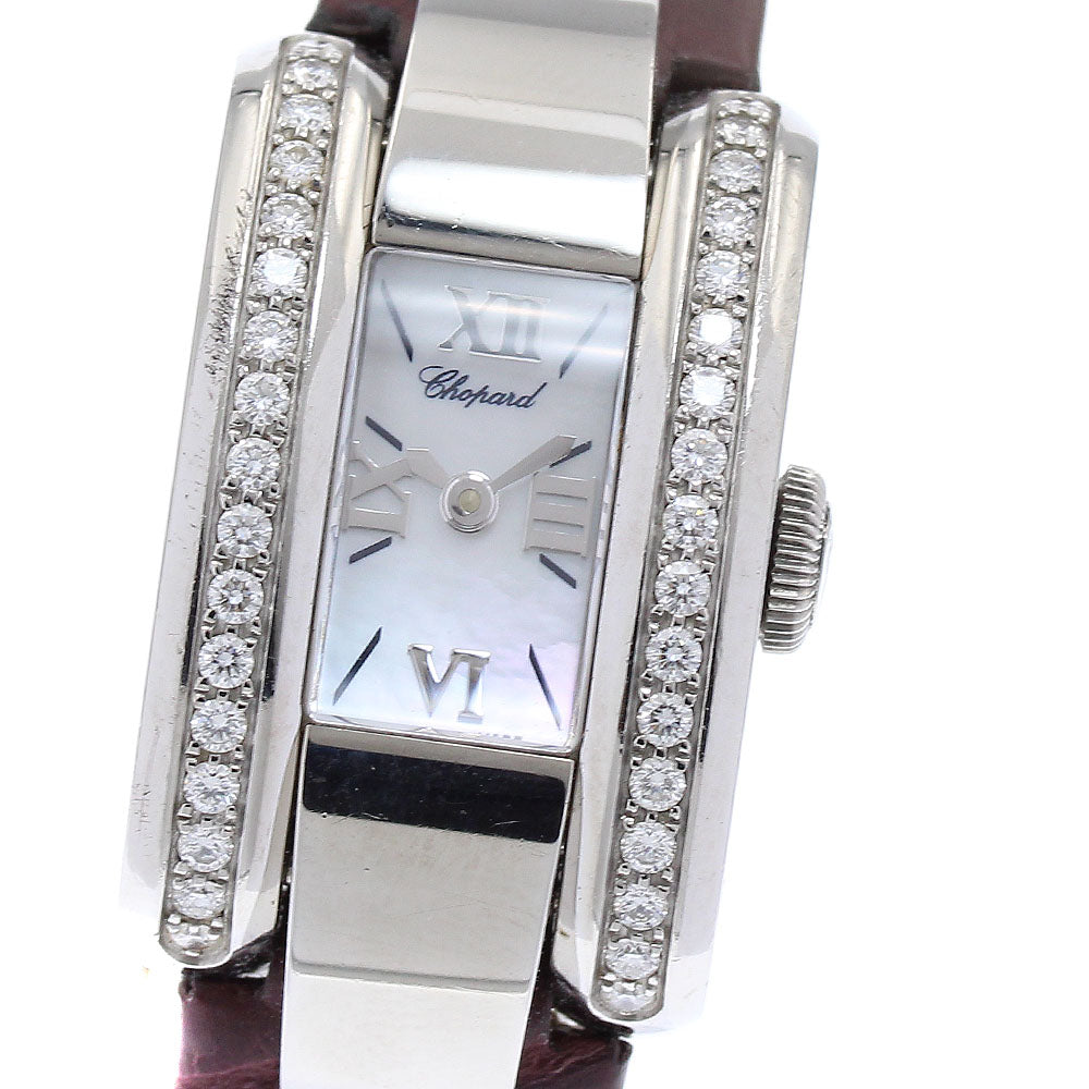 Chopard Rast Lada 41/8445-20 Diamond bezel, shell dial White shell Dial Quartz Ladies Watch_880268