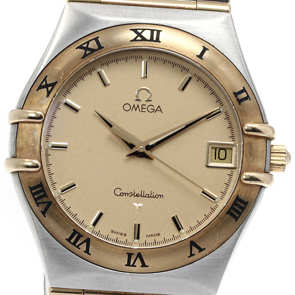 OMEGA Constellation 1212.10 Date gold Dial Quartz Men's Watch_880277
