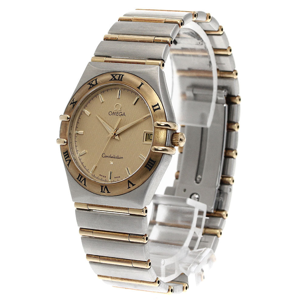 OMEGA Constellation 1212.10 Date gold Dial Quartz Men's Watch_880277